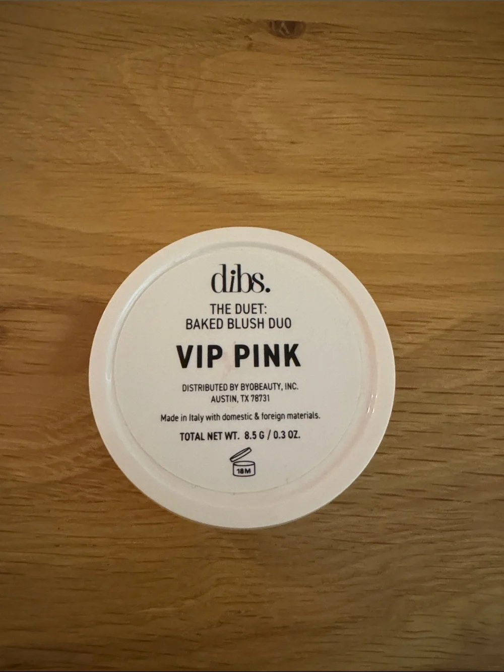 Dibs duet baked blush VIP pink